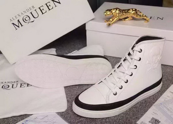 Alexander McQueen High-Top Fashion Men Shoes--002